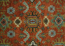 Hand Knotted Handspun Wool Rug Rust and Black - Oushak Inspired