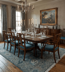 Gray and Beige Hand-Knotted Oushak Wool Area Rug - Traditional by The Rug Decor