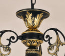 GobekUsa Industrial Loft Chandelier with Glass Lampshade Lighting Fixture