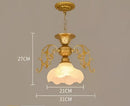 GobekUsa Industrial Loft Chandelier with Glass Lampshade Lighting Fixture