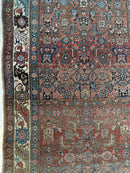 Antique Late 19th Century Persian Kurdish Gholtogh Rug 4 x 7