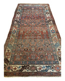 Antique Late 19th Century Persian Kurdish Gholtogh Rug 4 x 7