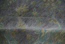 Antique look Charcoal and Olive Hand Knotted 9x12 Traditional Oushak Wool Area Rug by The Rug Decor