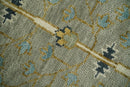 Antique Silver and Gold Hand-Knotted Wool Area Rug - Traditional Heriz by The Rug Decor
