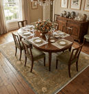Wool Area Rug 8x10 Gray Brown Hand Knotted Traditional Oushak