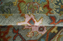 Antique Moss Wool Area Rug - Hand Knotted Traditional Persian