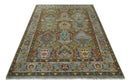Antique Moss Wool Area Rug - Hand Knotted Traditional Persian