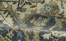 Wool Area Rug Heriz Serapi Hand Knotted Antique Traditional Muted Blue Beige Brown by The Rug Decor