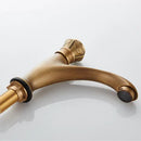 GobekUsa Brushed Bronze Basin Faucet Single Lever Cold Water Mixer Tap