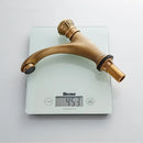 GobekUsa Brushed Bronze Basin Faucet Single Lever Cold Water Mixer Tap