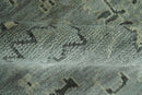 Antique Oushak Hand Knotted Wool Area Rug - Silver and Charcoal by The Rug Decor