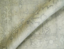 Antique Persian 2x3 Beige and Gray Hand Knotted Entryway Wool Area Rug | TRD2954723