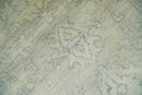 Antique Persian 2x3 Beige and Gray Hand Knotted Entryway Wool Area Rug | TRD2954723