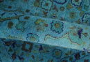 Wool Area Rug - Blue Mamluk Antique Design Hand Tufted Overdyed by The Rug Decor