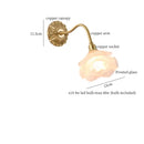 GobekUsa Copper Arm LED Wall Lamp for Stair, Bedroom, Living Room, Bathroom Mirror Light