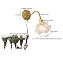GobekUsa Copper Arm LED Wall Lamp for Stair, Bedroom, Living Room, Bathroom Mirror Light