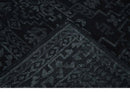 Antique Style Black and Silver 8.4x9.8 hand knotted Traditional wool Area rug by The Rug Decor