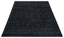 Antique Style Black and Silver 8.4x9.8 hand knotted Traditional wool Area rug by The Rug Decor
