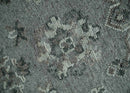 Antique Style Charcoal and Ivory Hand knotted 8.6x9.10 Oushak Design wool area rug by The Rug Decor