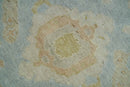 Antique style Gray, Beige and Olive 9x12 Hand knotted Oushak wool Area Rug