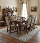 Wool Area Rug 8x10 Hand Knotted Olive Silver Charcoal Traditional Heriz Low Pile