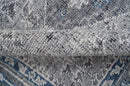 Antique Style Hand Knotted Traditional Blue and Gray Wool Area Rug by The Rug Decor