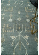 Hand Knotted Wool Area Rug Antique Tree of Life Gray Beige Silver