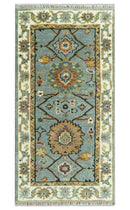 Antique Traditional Gray and Ivory Vintage Style Custom Made wool Area Rug