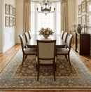 Turkish Oushak Area Rug 8x10 Brown and Gray Hand Knotted Wool