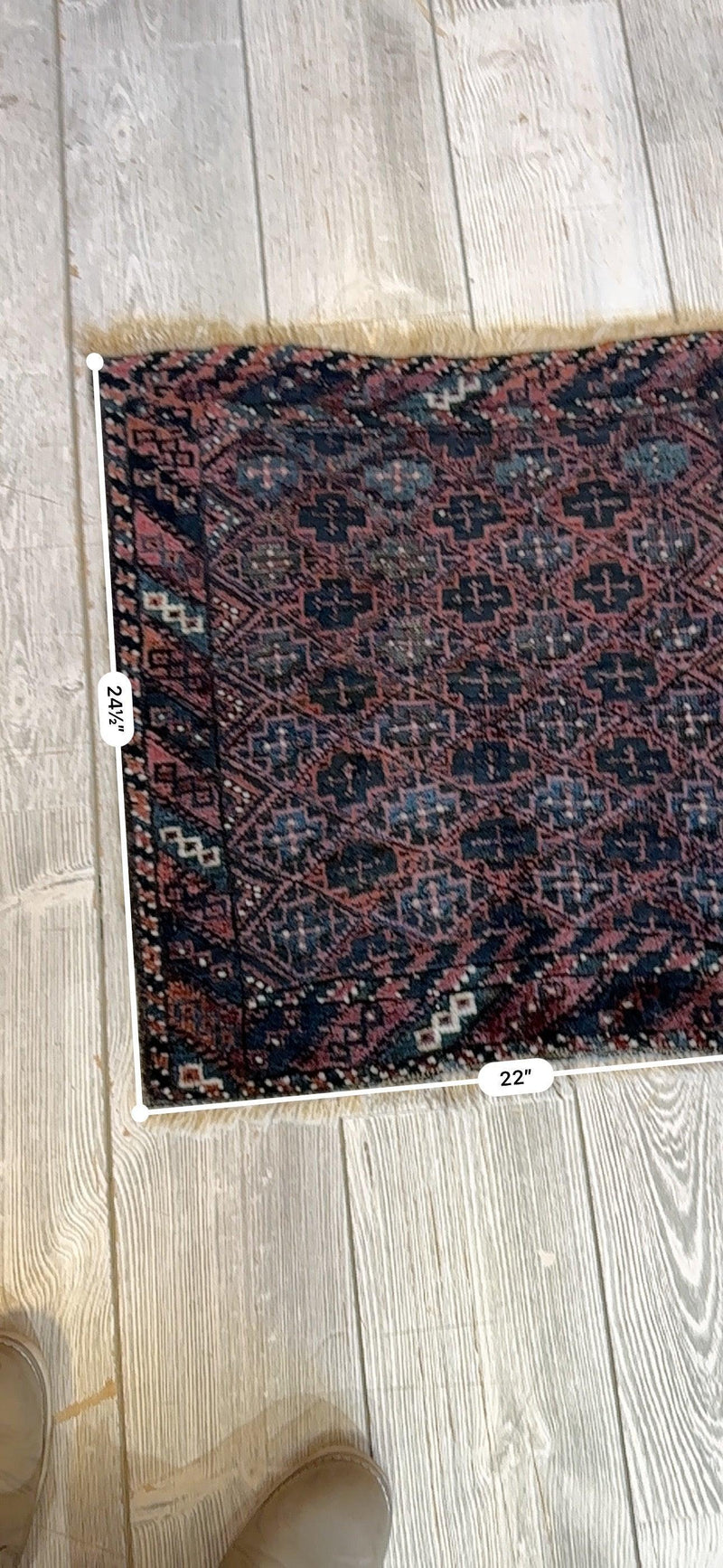 Antique Tribal Baluch Bag Bag Face - 22" X 24"