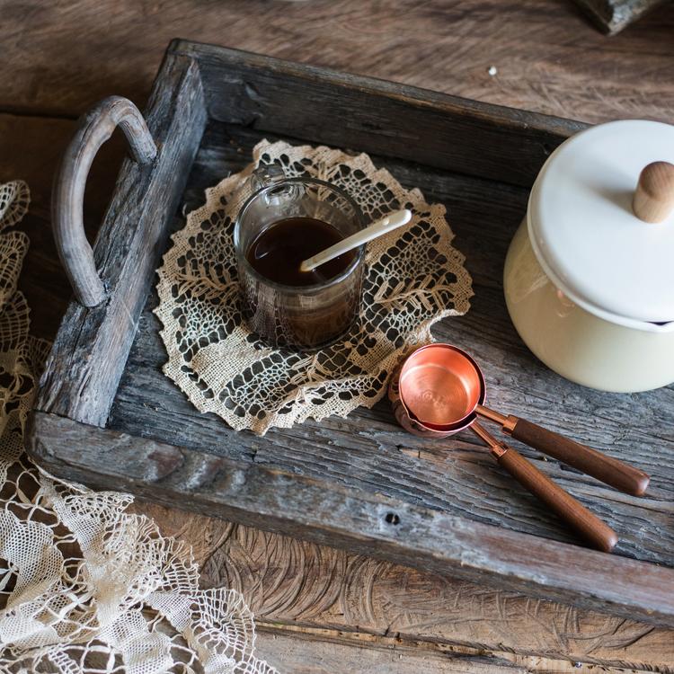 Antique Wood Tray