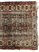 Antique Worn Late 19th Century Persian Rug 3’3” x 6’