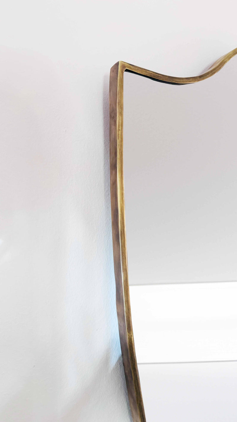 Antique Brass Mirror - Italien Antique Mirror