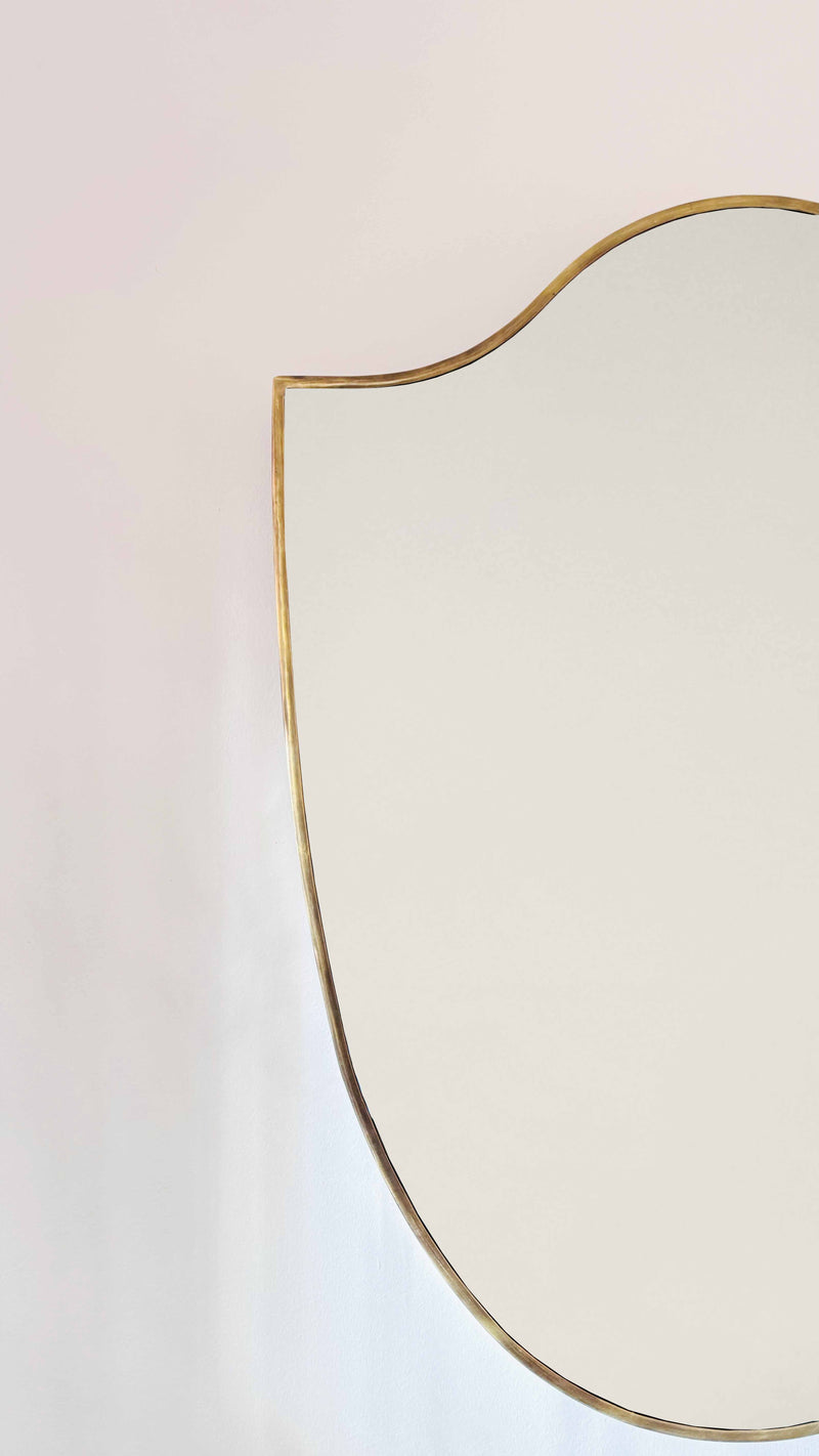 Antique Brass Mirror - Italien Antique Mirror