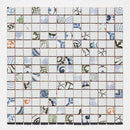 Antiqued Blend Multifinish 2x2 Glazed Terracotta Mosaics 12x12