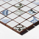 Antiqued Blend Multifinish 2x2 Glazed Terracotta Mosaics 12x12