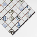 Antiqued Blend Multifinish 2x2 Glazed Terracotta Mosaics 12x12
