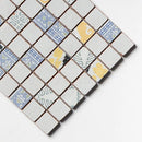Antiqued Blend Multifinish 2x2 Glazed Terracotta Mosaics 12x12