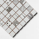 Antiqued Blend Multifinish 2x2 Glazed Terracotta Mosaics 12x12