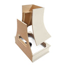 Antique White Range Hood With Curved Front and Brass Strapping - 30", 36", 42", 48", 54" and 60" Widths Available