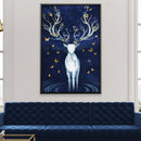 Antlers and Butterflies Canvas
