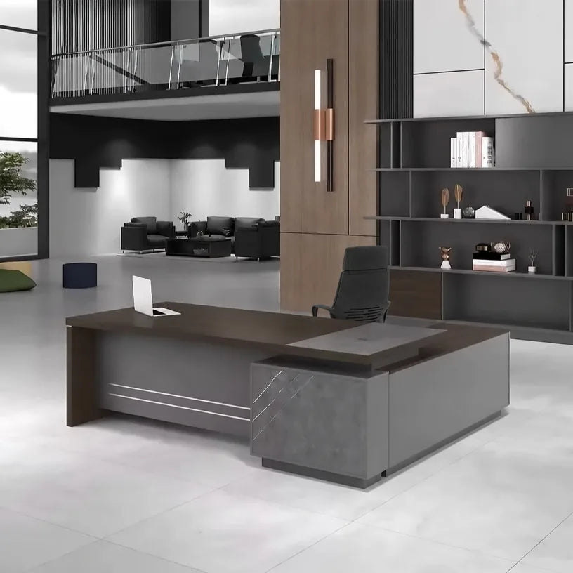 Anton · 8′ Executive L-Shaped Desk, photo 5 of 11