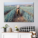 Inspecting Agave Plantation Wall Art