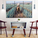 Inspecting Agave Plantation Wall Art