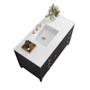 James Martin Myrrin 48" Single Bathroom Vanity, Carbon Oak