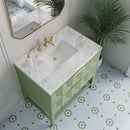 James Martin Emmeline 36" Single Bathroom Vanity, Pistachio