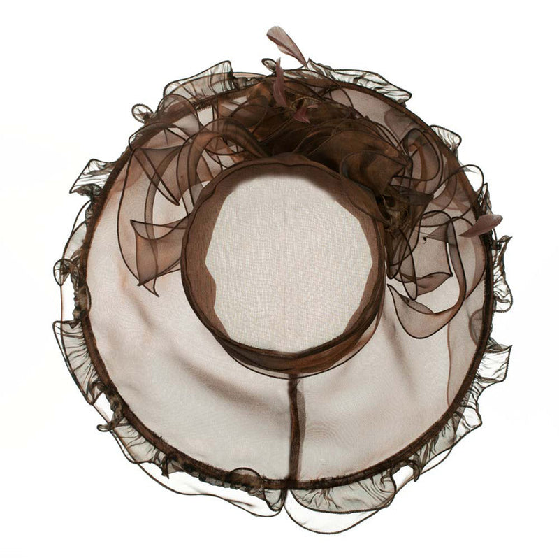 Animal Print Organza Hat