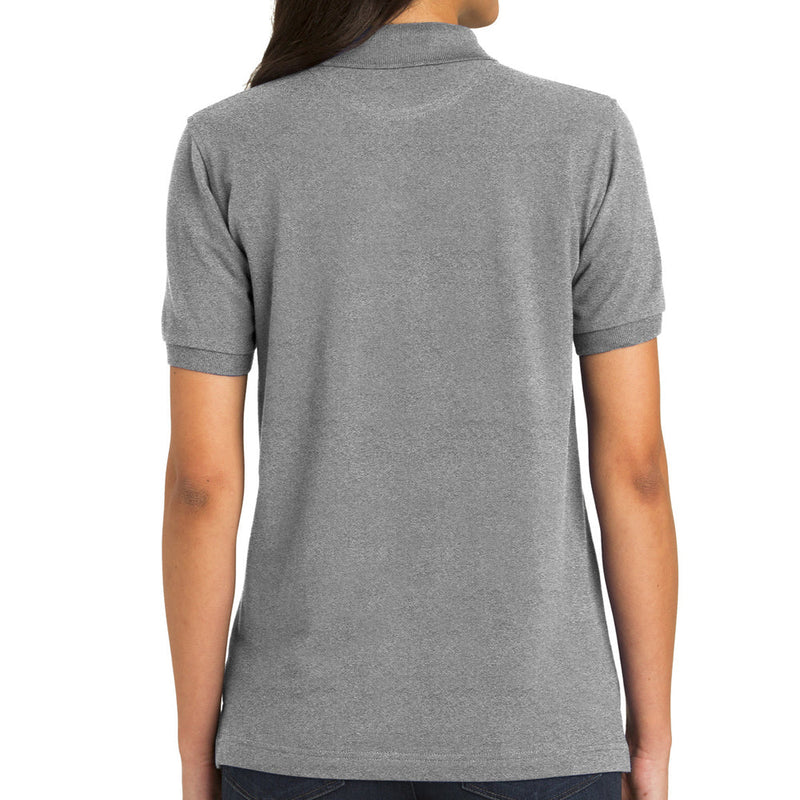 Ladies Big Size Port Authority Heavyweight Cotton Pique Polo Shirt