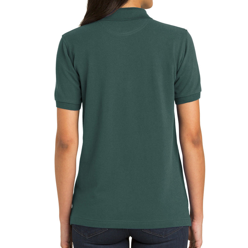 Ladies Big Size Port Authority Heavyweight Cotton Pique Polo Shirt