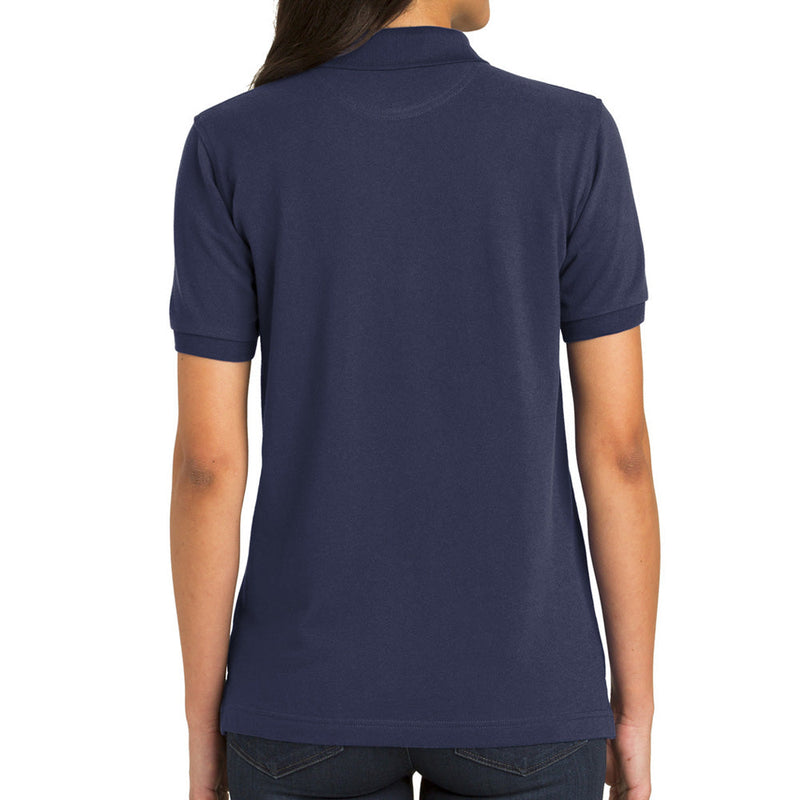 Ladies Big Size Port Authority Heavyweight Cotton Pique Polo Shirt